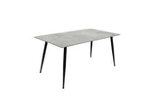 Riga Grey Stone Dining Tables W/611 Grey Chairs